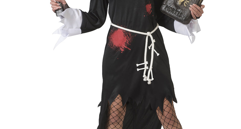 e-carnavalskleding-SYK Zombie duivelse non Andrea
