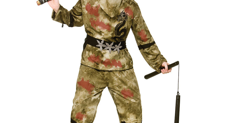 e-carnavalskleding-SYK Zombie ninja kostuum Gijs