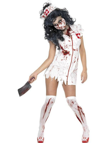 e-carnavalskleding-SYK Zombie verpleegster kostuum sexy