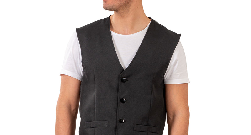 e-carnavalskleding-SYK Zwart vest