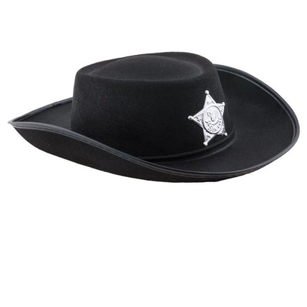 e-carnavalskleding-SYK Zwarte cowboyhoed Tom kinderen