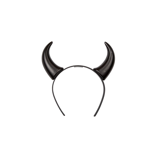 e-carnavalskleding-SYK Zwarte duivelhoorntjes diadeem Satan