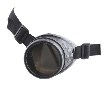e-carnavalskleding-SYK Zwarte monocle steampunk bril