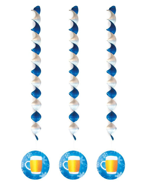 Funny Fashion 3 spiraalhangers oktoberfest bier