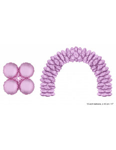 Funny Fashion Ballonboog folieballonnen hart Roze