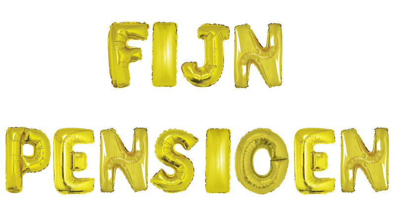 Funny Fashion Ballonnen set 16" Fijn pensioen