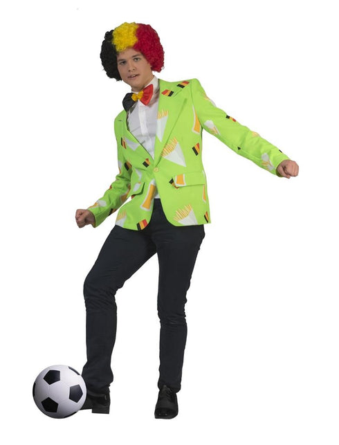 Funny Fashion Belgische frites verkleed jas