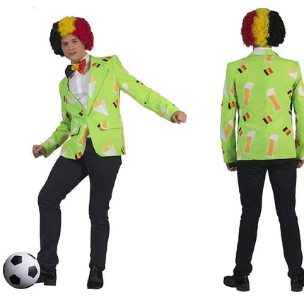 Funny Fashion Belgische frites verkleed jas