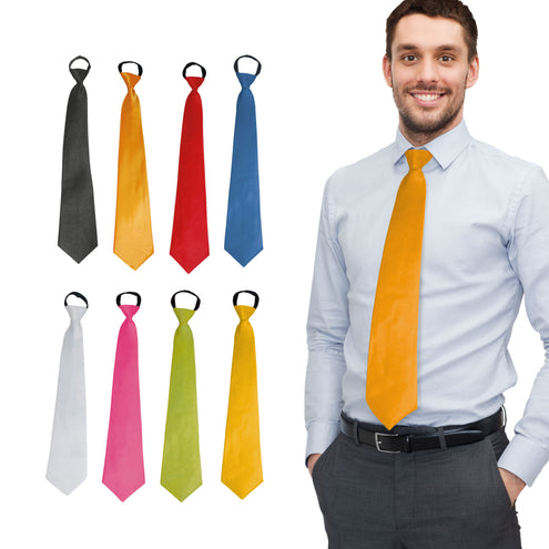 Funny Fashion Blauwe disco stropdas