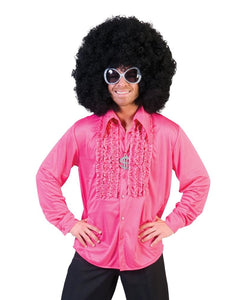Funny Fashion Blouse rouche roze