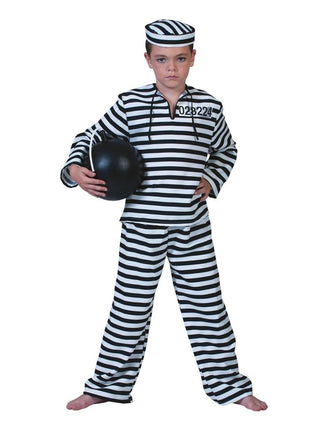 Funny Fashion Boevenpak kind zwart wit