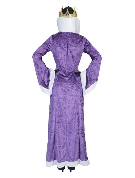 Funny Fashion Boze koningin kostuum paars