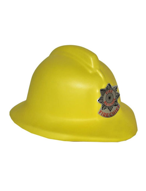 Funny Fashion Brandweerhelm geel kinderen foam