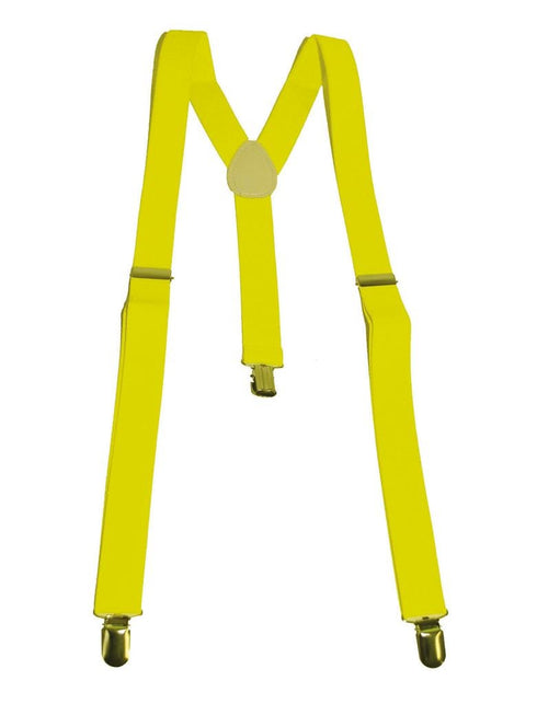 Funny Fashion Bretellen fluor geel