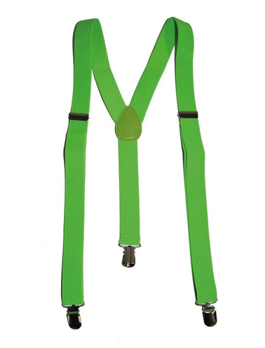 Funny Fashion Bretellen fluor groen