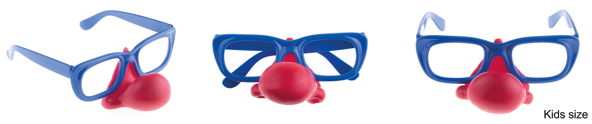 Funny Fashion Bril clown Bassie met rode neus