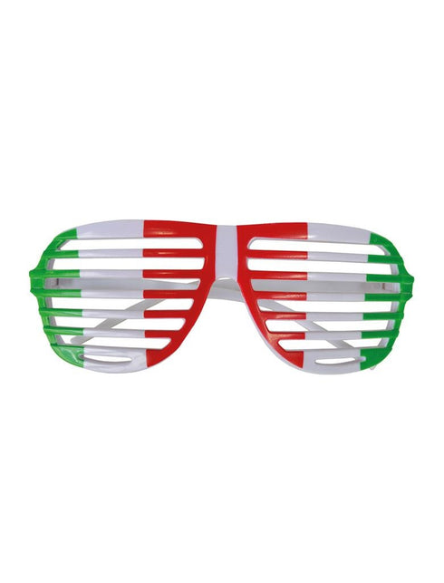 Funny Fashion Bril luikjes Italië