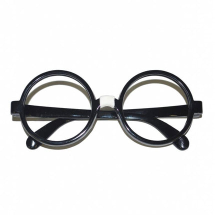 Funny Fashion Bril tovenaar zwart