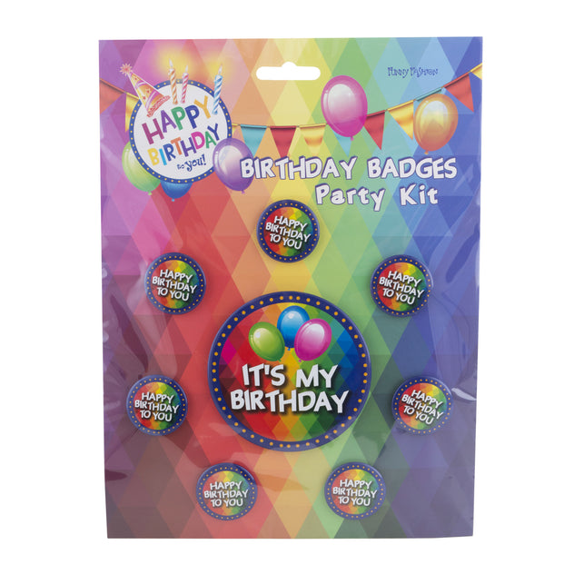 Funny Fashion Button set verjaardag