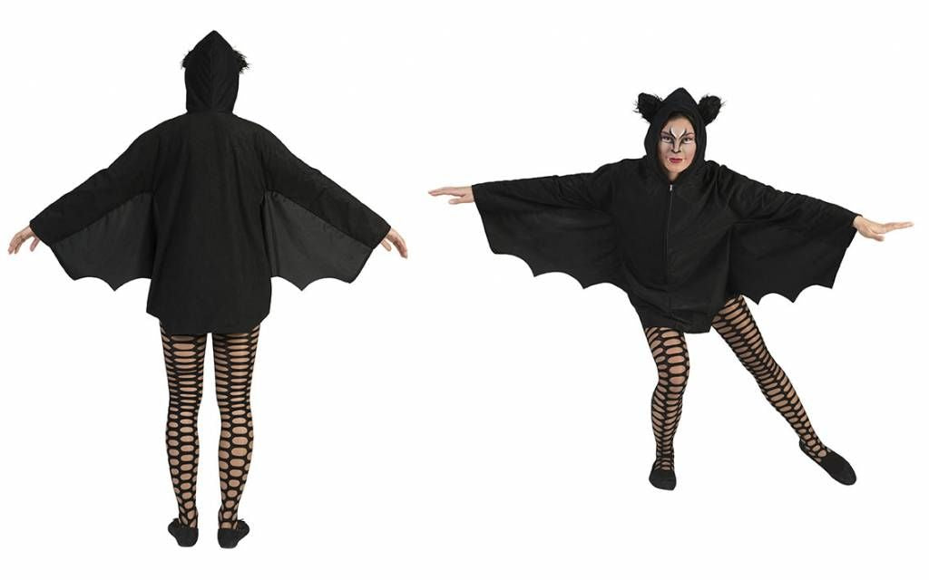 Funny Fashion Cape vleermuis unisex