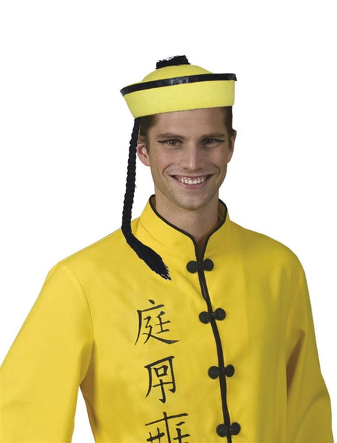 Funny Fashion Chinese hoed Kyona met vlecht