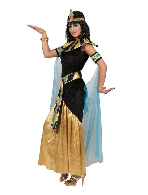 Funny Fashion Cleopatra kostuum Egypte zwart