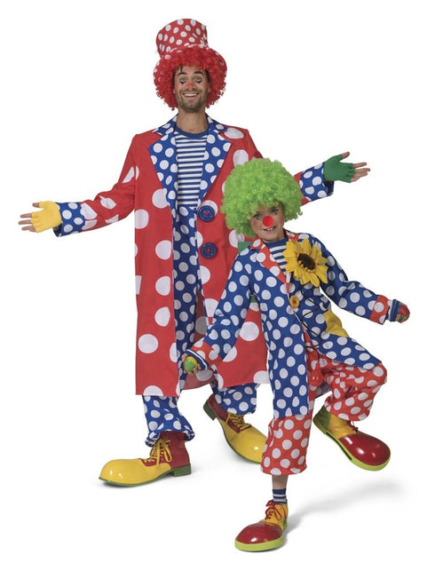 Funny Fashion Clownsbroek Bassie met dotten