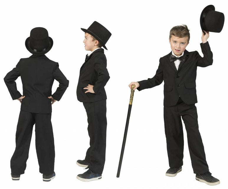 Funny Fashion Colbert zwart kinderen