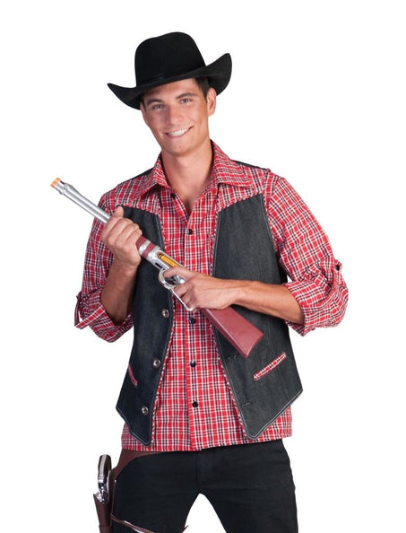 Funny Fashion Cowboy vest Tim heren