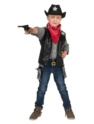 Funny Fashion Cowboy vestje voor jongens