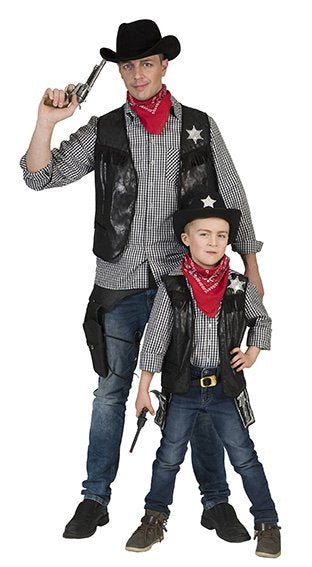 Funny Fashion Cowboy vestje voor jongens