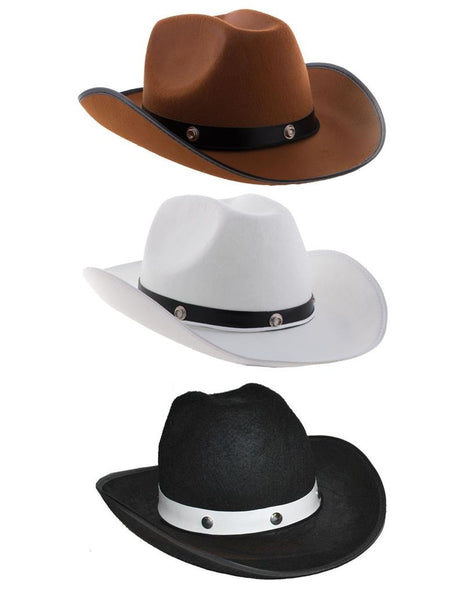 Funny Fashion Cowboyhoed Glenn in zwart of bruin