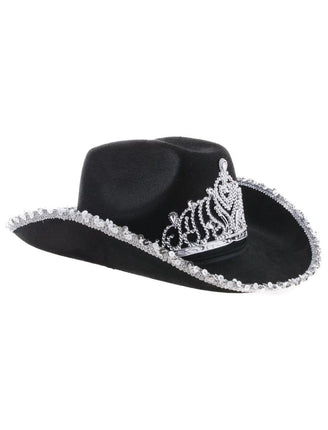 Funny Fashion Cowboyhoed met kroon diverse kleuren