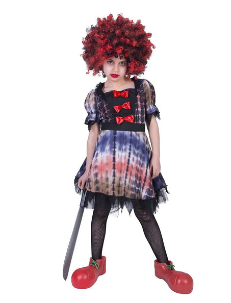 Funny Fashion Creepy Clown pak  Luna meisje