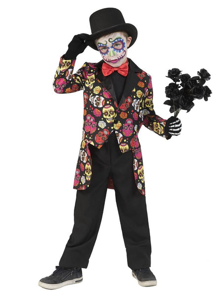 Funny Fashion Day of the dead kostuum Muerto Manu jongen