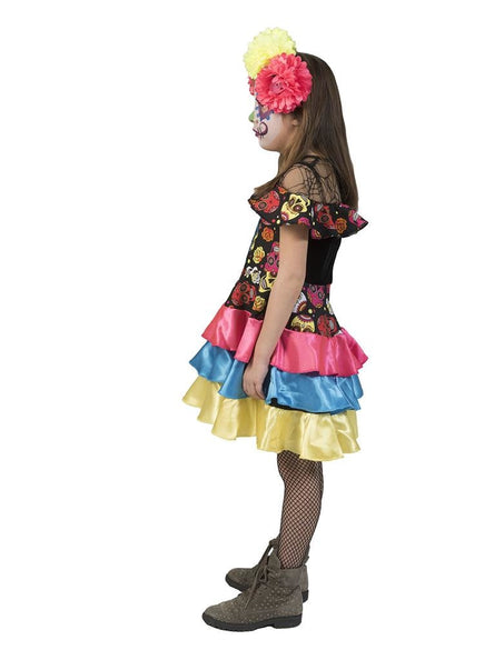 Funny Fashion Day of the dead pakje Muerto Mira meisje