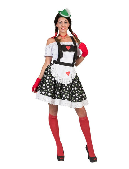 Funny Fashion Dirndl rokje edelweis
