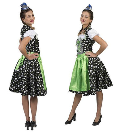 Funny Fashion Dirndljurk met edelweis motief