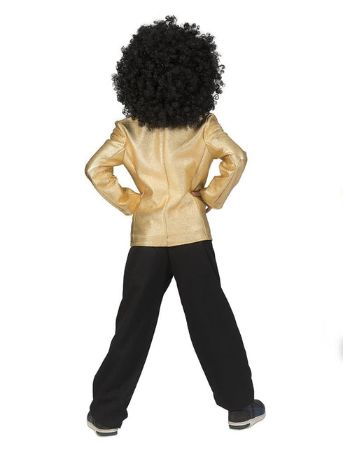 Funny Fashion Disco Fever jas goud Jeff kinderen