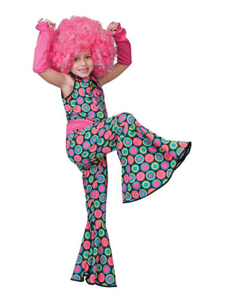 Funny Fashion Disco Polka jumpsuit voor kinderen