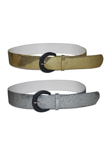 Funny Fashion Disco riemen met glitters