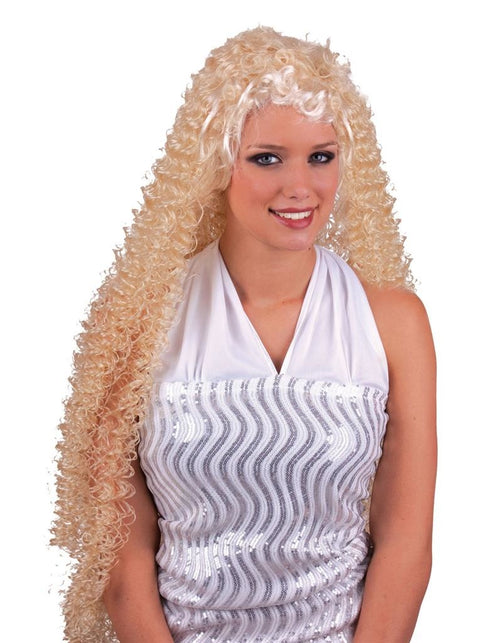 Funny Fashion Engel pruik blond lang