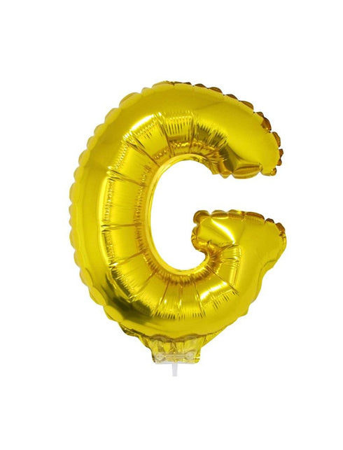 Funny Fashion Folie ballon letter G Goud