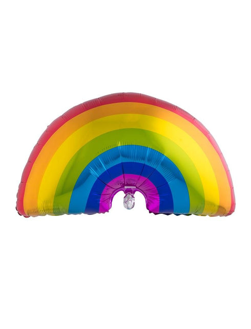 Funny Fashion Folie ballon regenboog