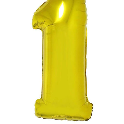 Funny Fashion Folieballon 102 cm goud