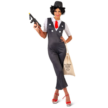 Funny Fashion Gangster pak dames gwen
