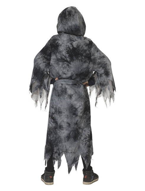 Funny Fashion Grijs demonen pak Simon kinderen