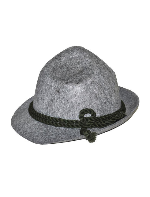 Funny Fashion Grijze Alpenhoedje voor mannen