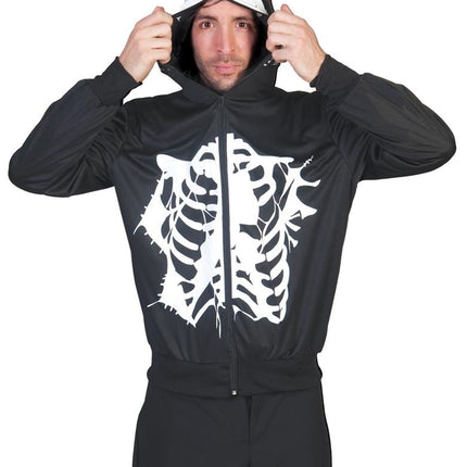 Funny Fashion Halloween skeletpak met masker