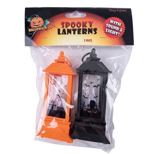 Funny Fashion Halloween windlichten 2 stuks